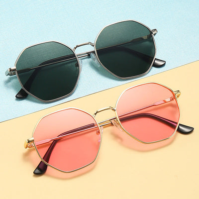 Women's Fashionable Retro Metal Frame Sunglasses null